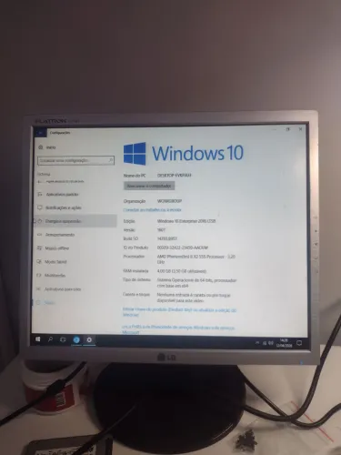PC Completo Pronto p/ Uso - Windows 10 + Office | SSD | Revisado e Higienizado