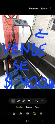 Vende se esteira 220v $=400.00