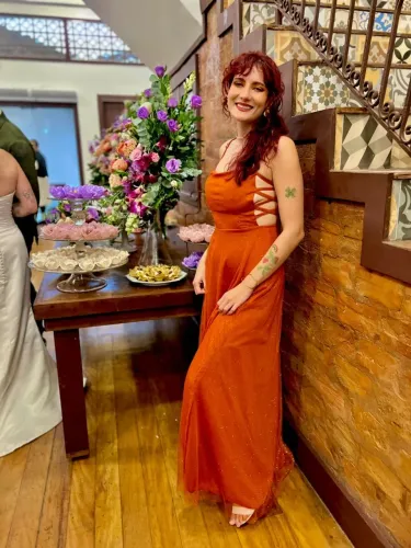 Vestido esporte fino (USADO)