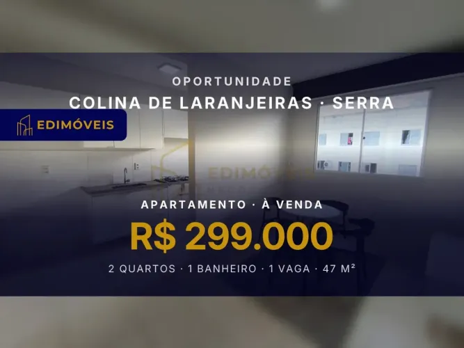 Viva com qualidade em Colina de Laranjeiras: apartamento no Parque São Pedro