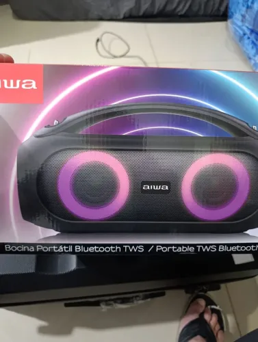 Boombox speaker caixa de som AIWA nova 375 no pix parcelo no cartao