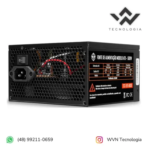 Fonte ATX TGT Enfield 500W Bivolt