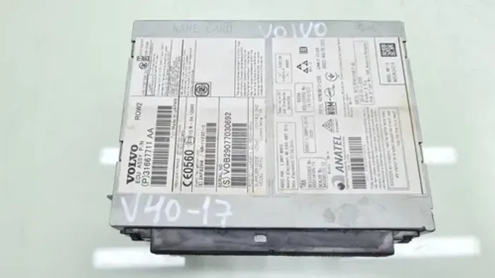 Central Multimidia Volvo V40 T4 2.0 Ano 2016 2017