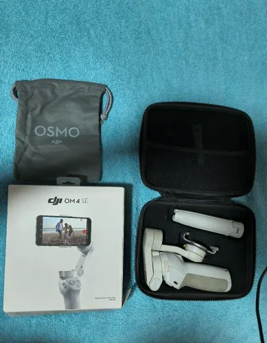 DJI Osmo mobile 4 na caixa com Bag bolsa tripé Gimbal Estabilizador