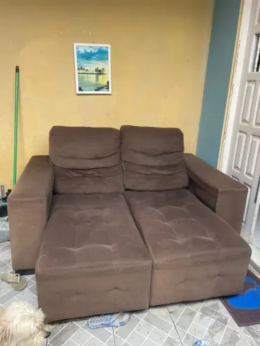 Sofá Retrátil e Reclinável Semi-novo