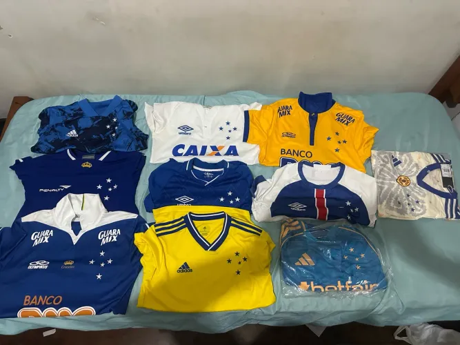 Kit 10 camisas Cruzeiro 