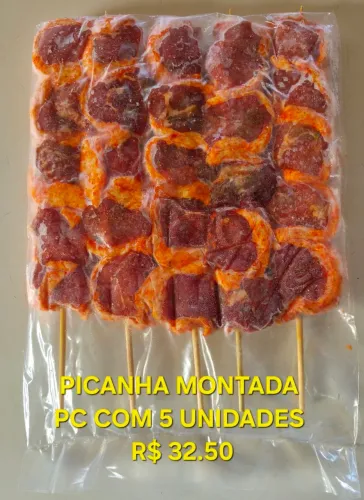 ESPETINHO CRU NO PONTO DE ASSAR
