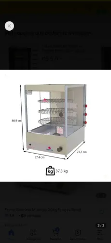 Forno assador a gás