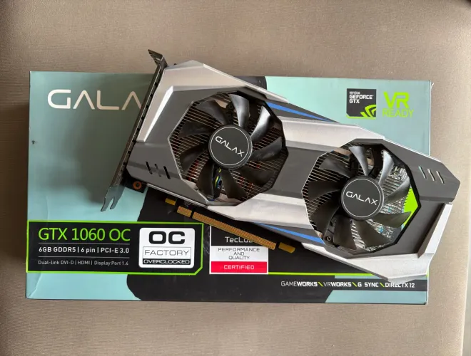 GTX 1060 6GB Galax - Placa de vídeo