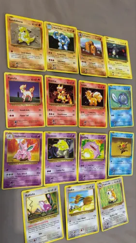 Cartas antigas Pokémon XY 2016