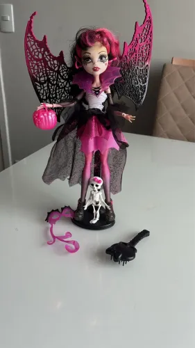 Boneca Draculaura Monster High ghouls rule completa 