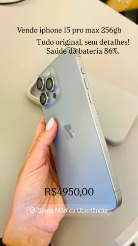 Iphone pro max 256gb 86% bateria