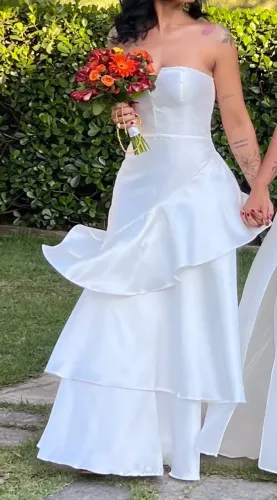 Vestido de Noiva Impecável - TAM. 38/40