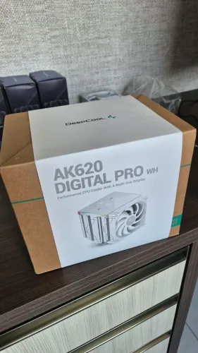 Air Cooler Cpu Deepcool Ak620 Digital Pro Branco Led Argb