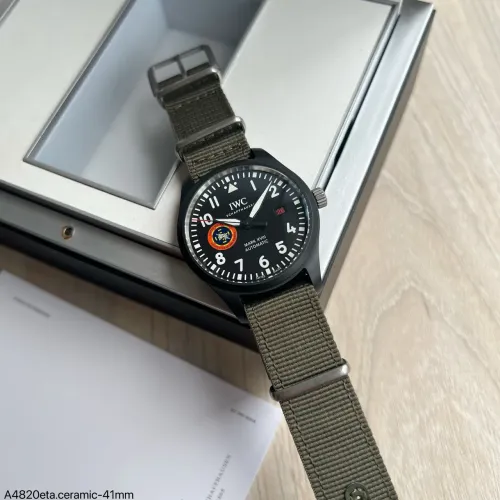 Relógio Iwc mark top Guns  cerâmica 