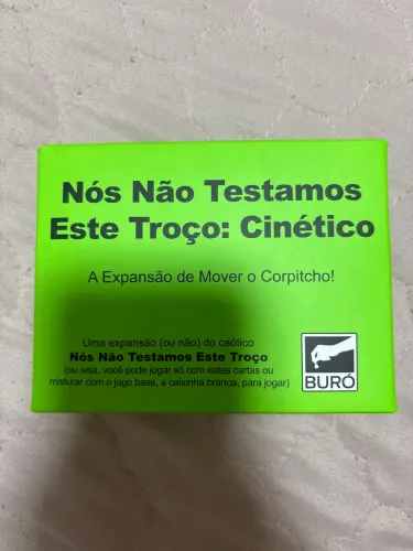 Jogo de cartas: Nós não testamos este troço: cinético 
