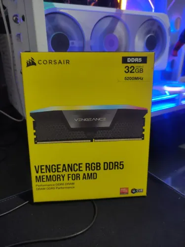 Memória RAM RGB ddr5 16 gb corsair