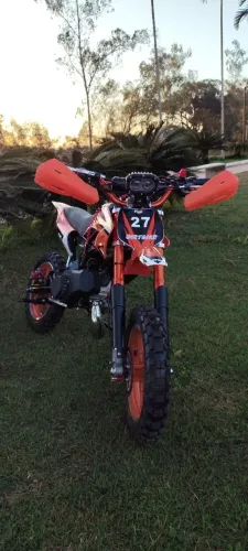 Mini moto infantil partida elétrica