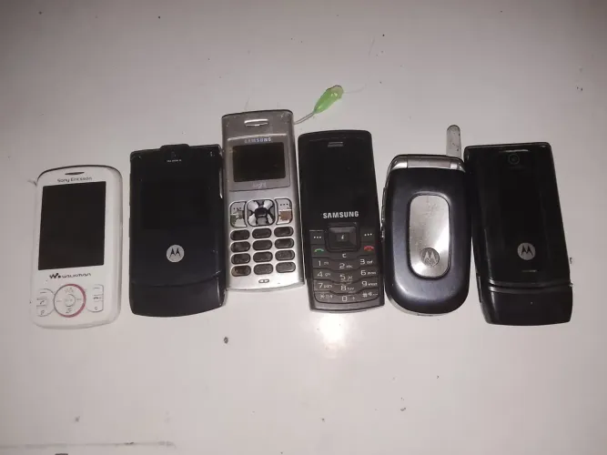 Lote de celular antigo pra colecionador