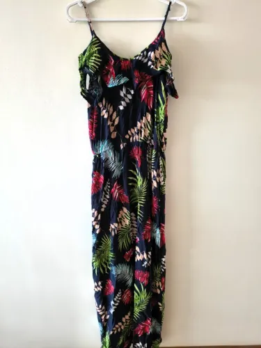 vestido estampado florido