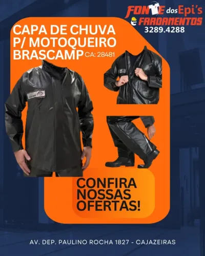 Capa de Chuva Brascamp MotoRace - Fonte Dos Epis