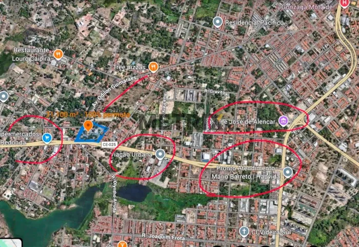 Terreno comercial 31.100 m² Av. Odilon Guimaraes