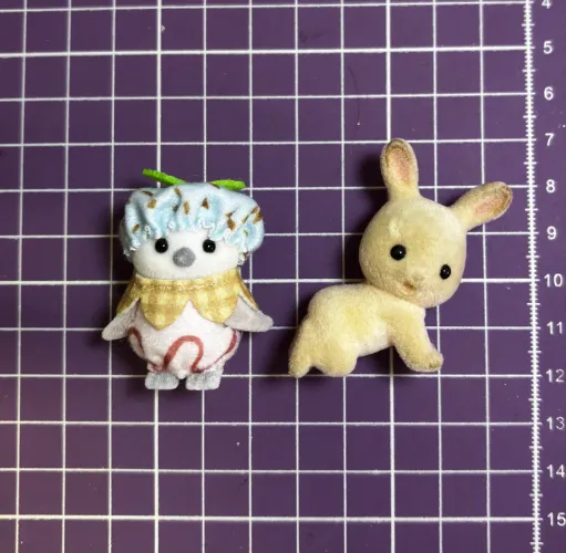 Sylvanian families passarinho shimaenaga blind bag e coelho