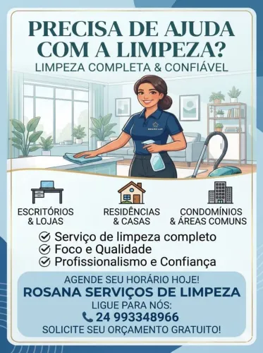 Serviço gerais de limpeza