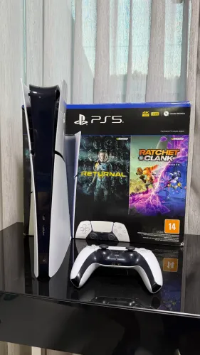 PS5 SLIM 1TB + NOTA FISCAL + CAIXA