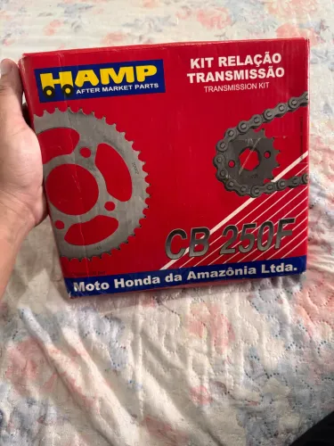 KIT RELAÇÃO CB 250F - ORIGINAL (NOVO)