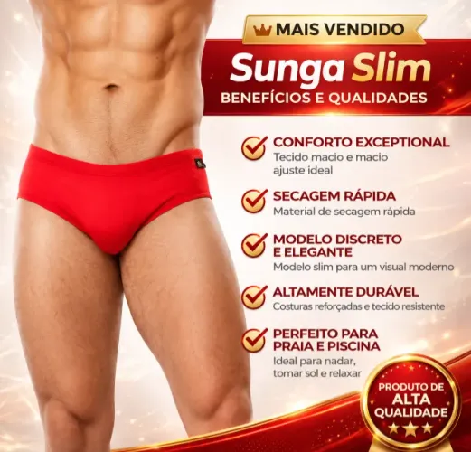Sunga Preta Slim