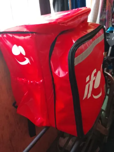 Mochila térmica e Laminada Entregador