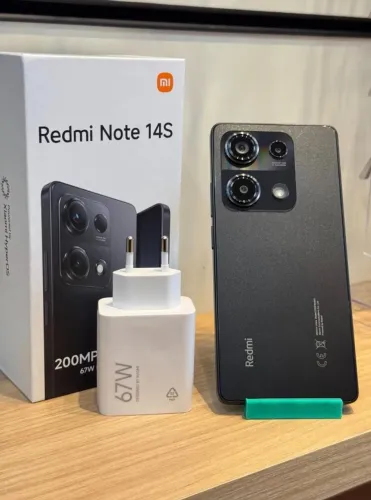 Redmi Note 14S 4G NFC 8/256gb Black - Novo
