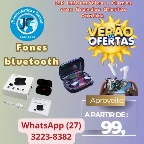 Fone Bluetooth - Diversos Modelos em Promoção!
