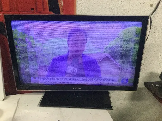 tv samsung 32 polegadas defeito na imagem.
