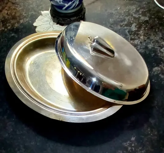 Tijela Pimentão em Metal Espessurada em prata