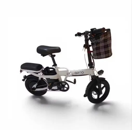Bicicleta elétrica Branca dobravel 400w máxima de 30km com amortecedor !
