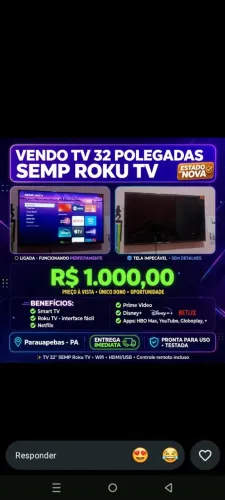 Smart TV ROKU 32POLEGADAS