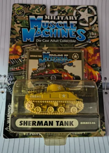 Muscle Machines Tank Sherman Bege 