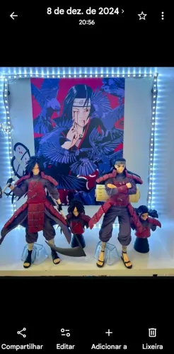 Boneco uchiha madara e Hashirama Senju