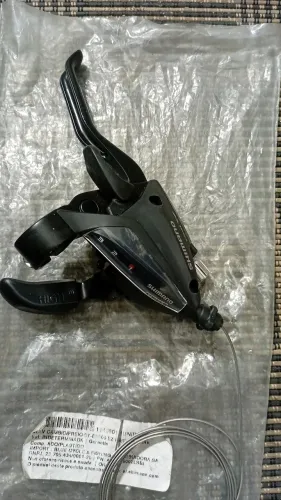 Alavanca de Marchas e Freio Shimano ST - EF 500 EZ Fire , Lado Esquerdo , pedivela  3 V 