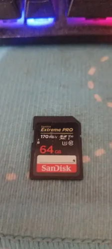 Cartão de memória 64 gb