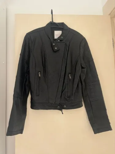 Jaqueta Biker Feminina Preta Blue Steel - Tamanho P