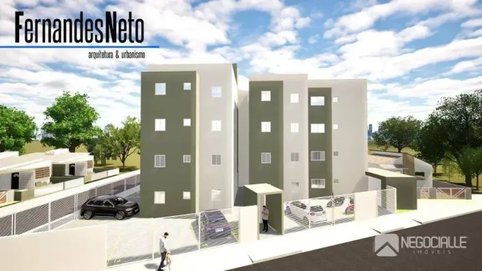 Apartamento com 2 dormitórios à venda, 48 m² por R$ 184.034 - Santo Antônio - Campina Gran