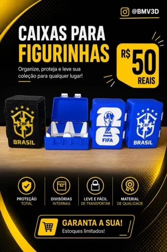 Porta figurinhas da Copa do Mundo