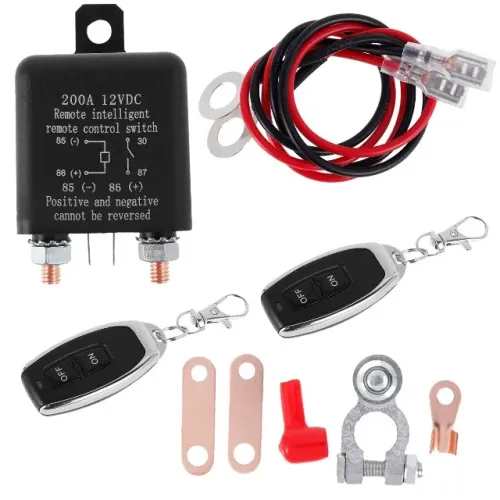 Alarme anti furto automotivo - Interruptor de desconexão remota da bateria 12v 200a interr