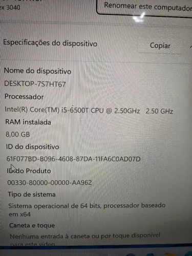Dell MiniPc Core I5