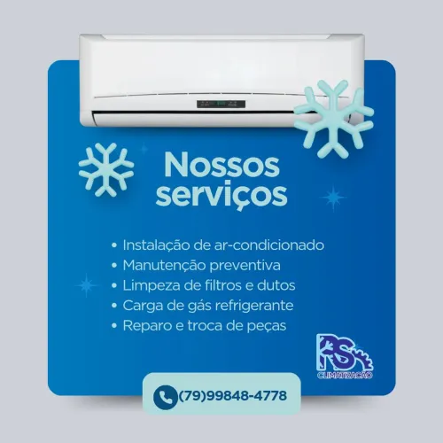 Serviço de climatização ar condicionado