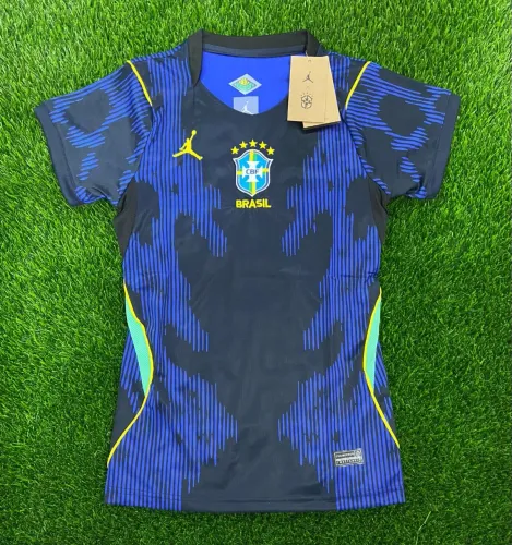 Camisa Brasil azul feminina Copa do Mundo 2026