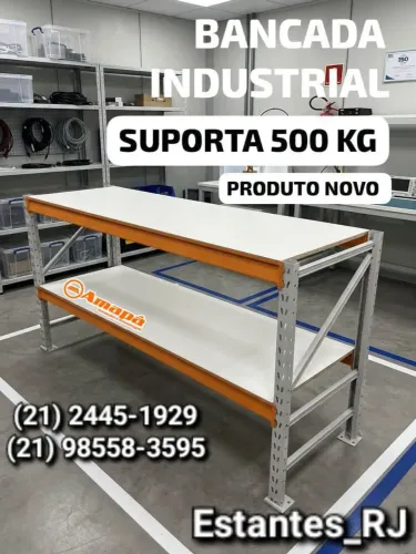 Super Bancada Profissional Industrial - Suporta 500 KG